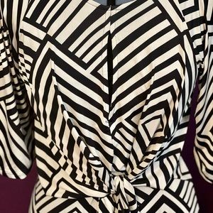 New summer 2025 black and white garden party Janette maxi gown size small